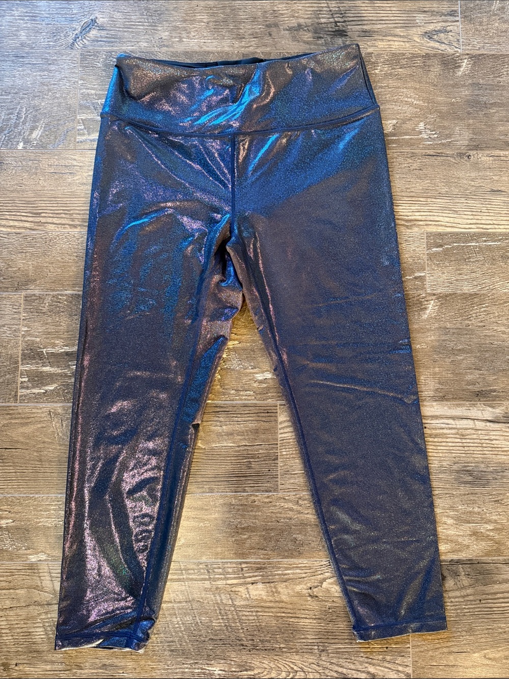 ZYIA Twilight blueโ Shimmer Leggings Size 14-16